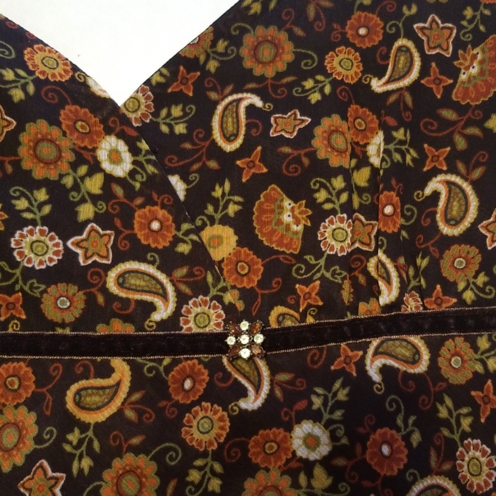 Daisy Fuentes Petite Paisley Tank
